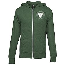 Green Full Zip Hoodie 4 Imprint