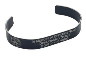 Black Custom Engraved Memorial Bracelet Gifts Engrave