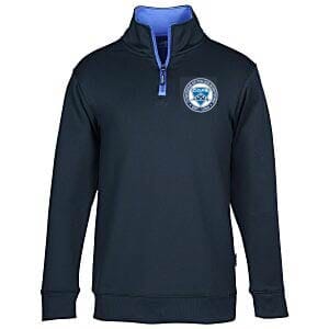 Navy/Royal Blue Quarter Zip 4 Imprint