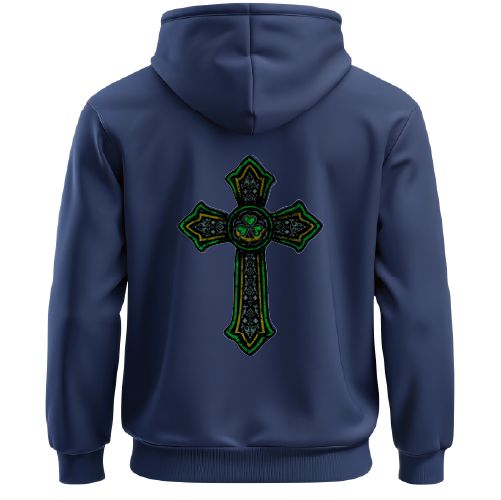 Nine Line Stained Glass Cross Hoodie Nine Line