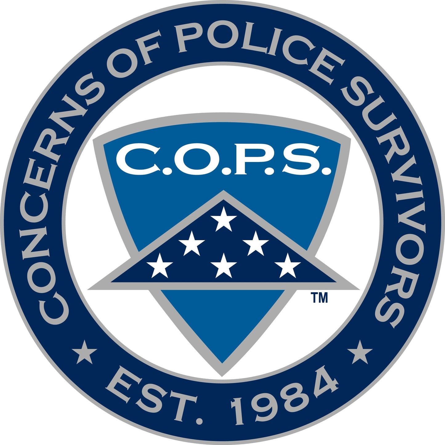 C.O.P.S. Round Sticker 2.5" x 2.5" Carstickers
