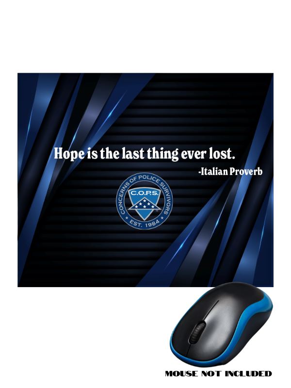 C.O.P.S. Rectangle Mouse Pad (Customizable) JDS