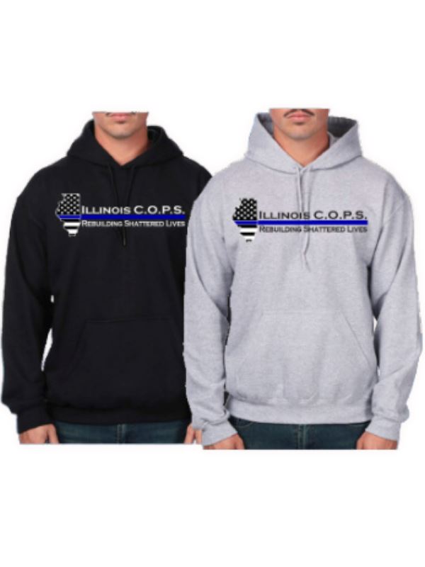 Personalized Chapter Design - Hoodie COPS SHOP Small Black