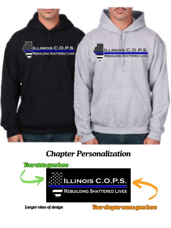 Personalized Chapter Design - Hoodie COPS SHOP