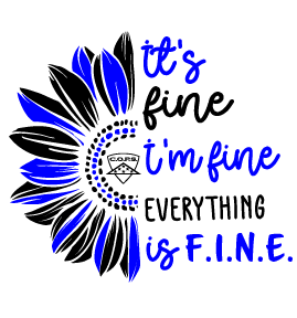 F.I.N.E. Flower Magnet Carstickers