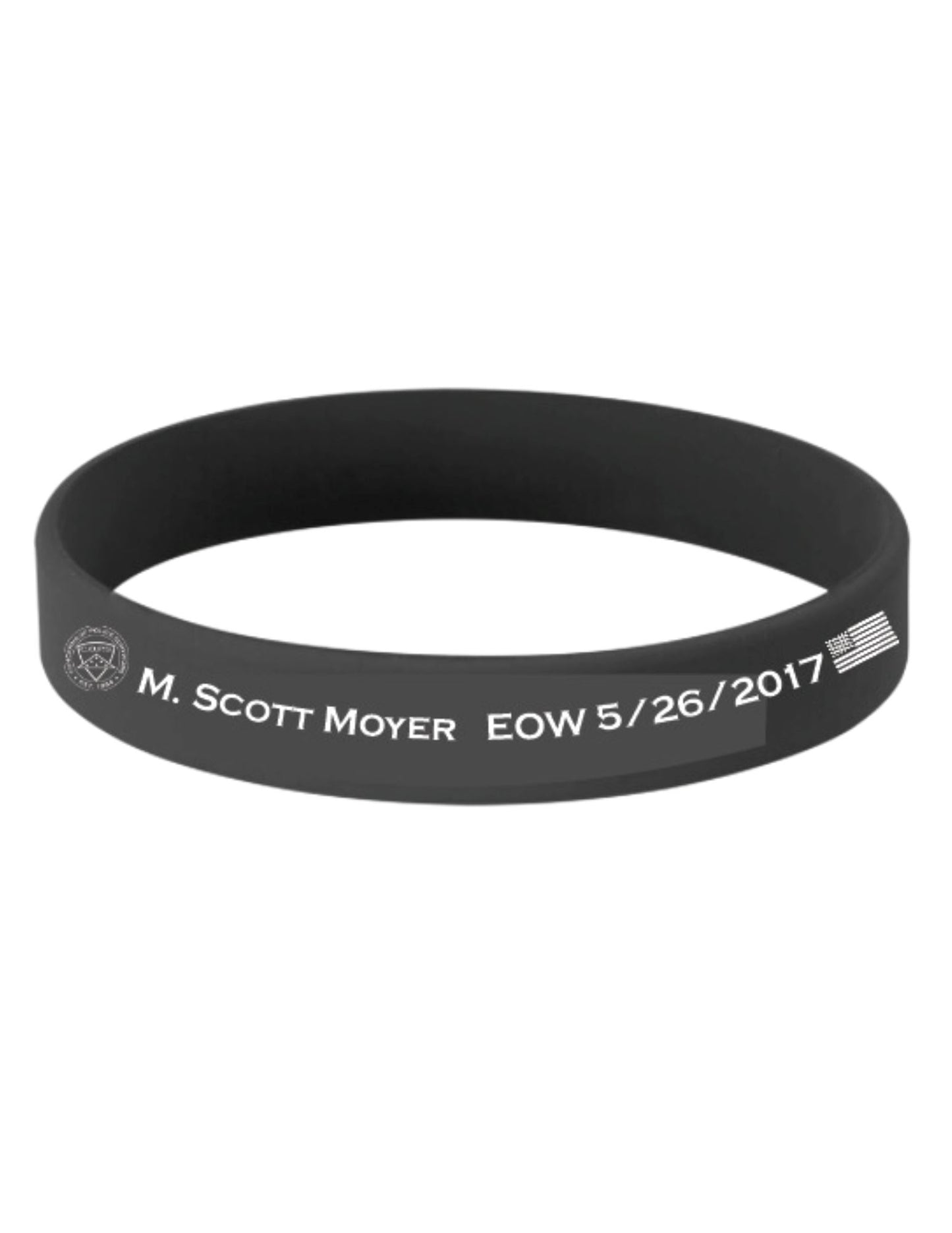 Custom Silicone Bracelet JDS Black