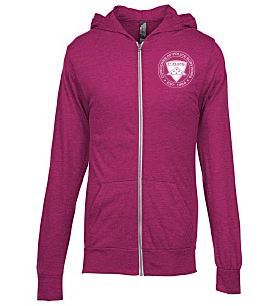 Pink Full Zip Hoodie 4 Imprint