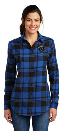 Women's Royal and Black Button Down NYFIFTH