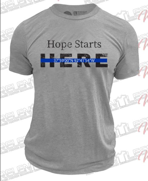 Relentless Defender Longitude/Latitude T-Shirt Relentless Defender