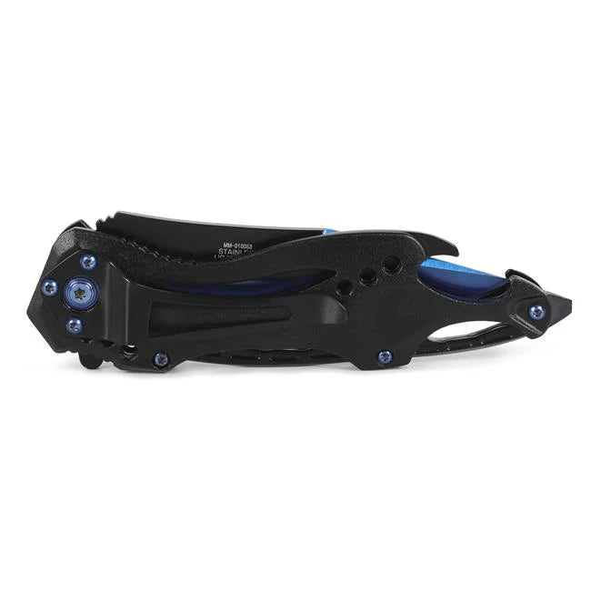 Mission Made Raptor Black and Blue Knife Tactical Gear 