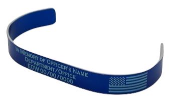 Blue Custom Engraved Memorial Bracelet Gifts Engrave 