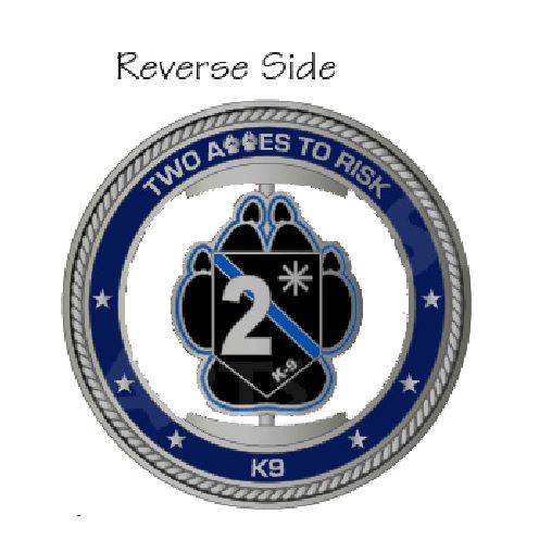 Spinning K9 Coin Symbol Arts 