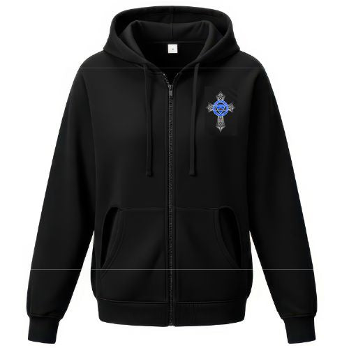 Relentless Defender St. Michaels Cross Full Zip Hoodie Relentless Defender 