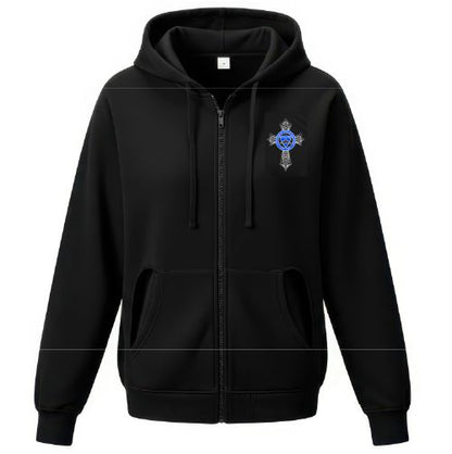 Relentless Defender St. Michaels Cross Full Zip Hoodie Relentless Defender 