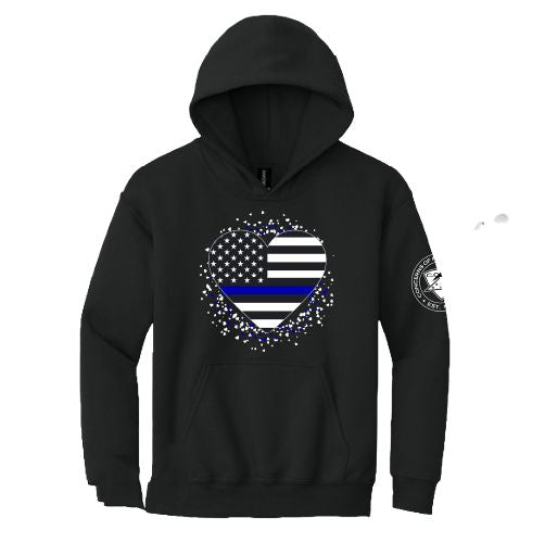Kid's Heart Hoodie Fast Yowi 