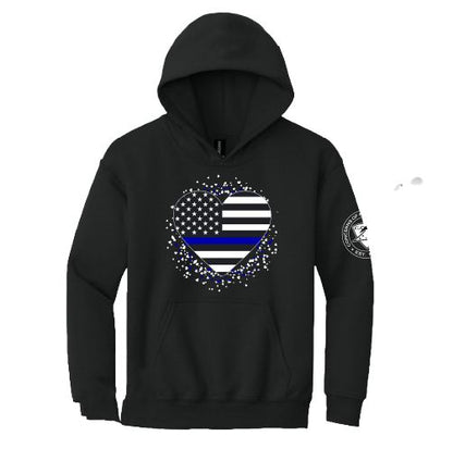 Kid's Heart Hoodie Fast Yowi 
