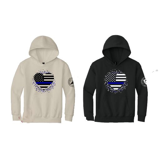 Kid's Heart Hoodie Fast Yowi 