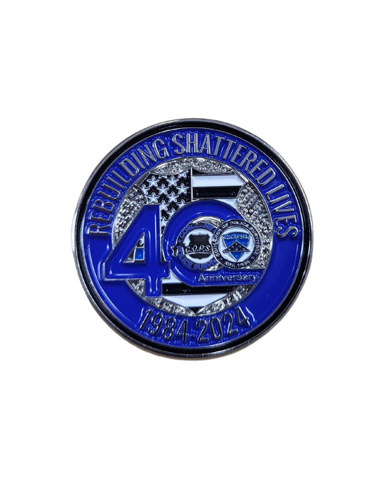 40th Anniversary Lapel Pin Symbol Arts 