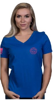 Nine Line Women's Royal V-Neck Nine Line 