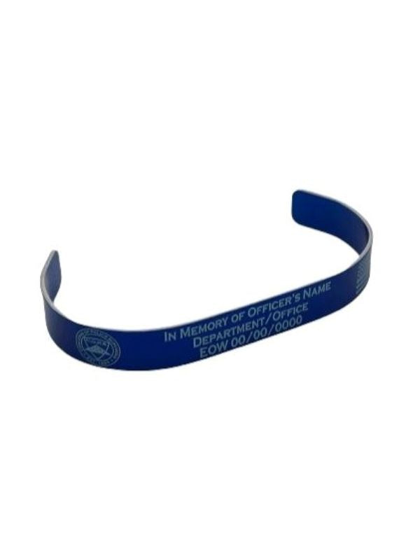 Blue Custom Engraved Memorial Bracelet Gifts Engrave 