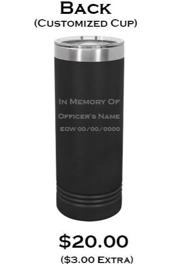22oz Skinny Tumblers (Customizable) JDS 