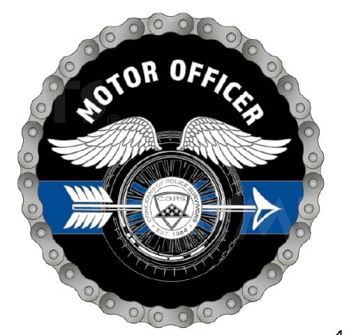 Motor Officer Coin Symbol Arts 