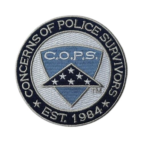 COPS Iron On Patch CODE 4 