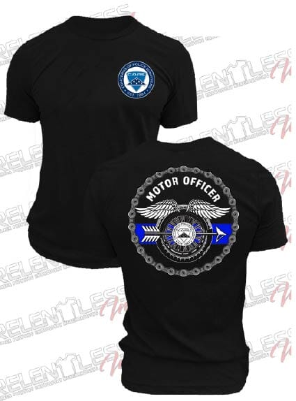 Relentless Defender Motor Officer T-Shirt Relentless Defender 