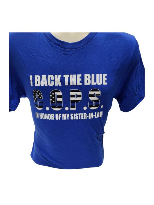 Back the Blue Sister-In-Law (Clearance Item) NPW COPS SHOP 