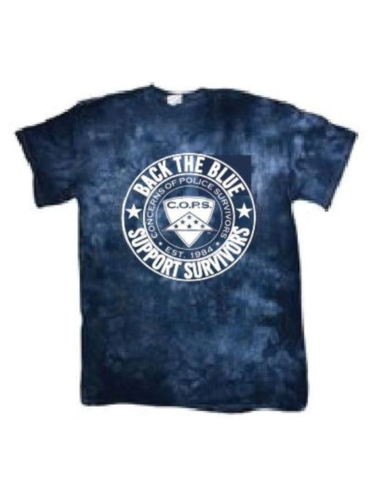 Back the Blue Tie-Dye Shirt (Clearance Item) Positive Promotions 