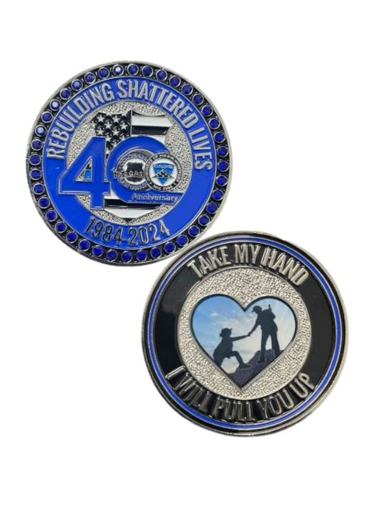 40th Anniversary Coin Symbol Arts 