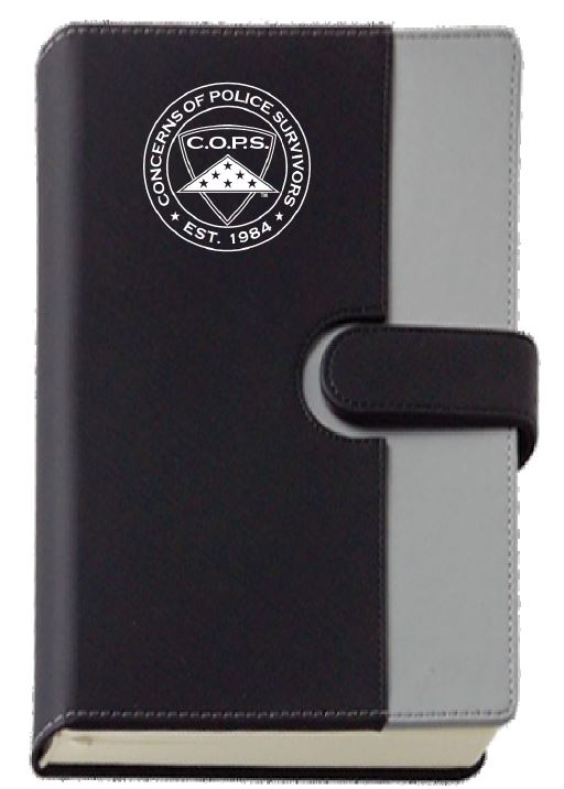 C.O.P.S. Logo Journal with Pen Positive Promotions 