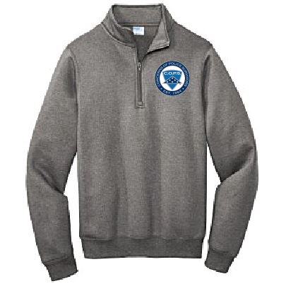 Gray Quarter Zip 4 Imprint 