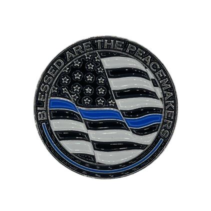 2022 Thin Blue Line "Blessed Are the Peacemakers" Coin CODE 4 