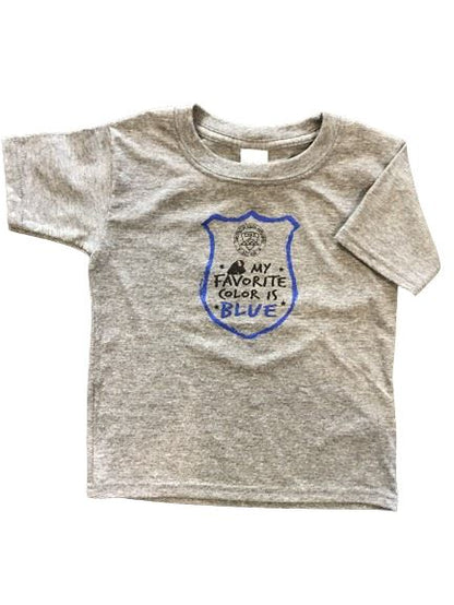 C.O.P.S. "My Favorite Color is Blue" Tee Kids AIA Branding Solutions 
