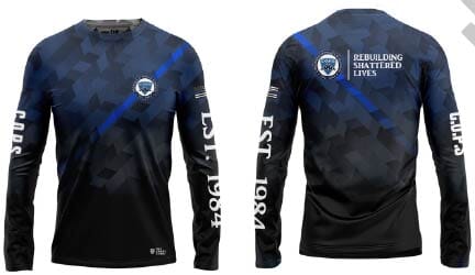 "The Sport Shirt" Blue Stripe Long Sleeve Shirt The Sport Shirt 