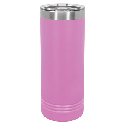 22oz Skinny Tumblers (Customizable) JDS Light Purple 