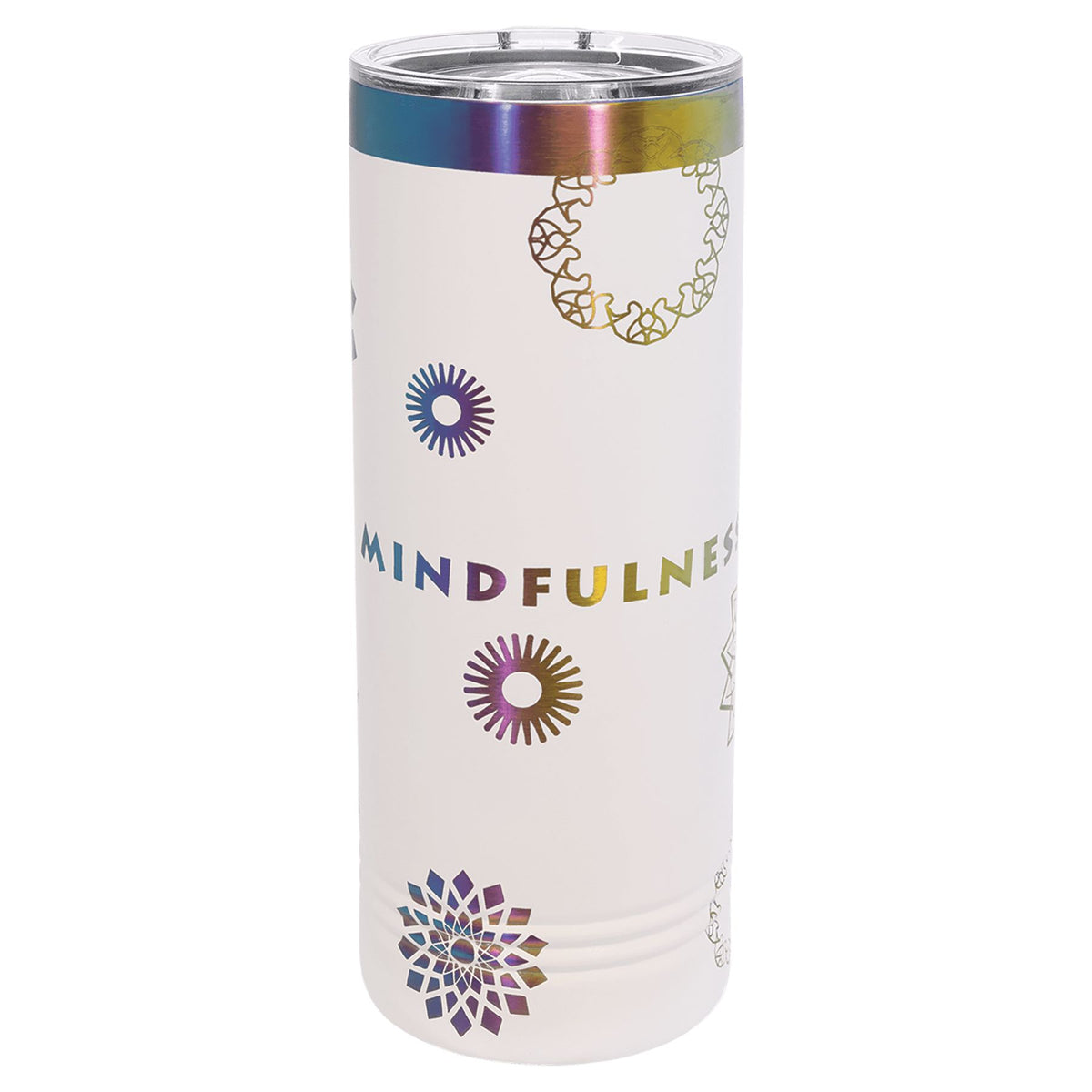 22oz Tumblers JDS White with Prism Engraving 
