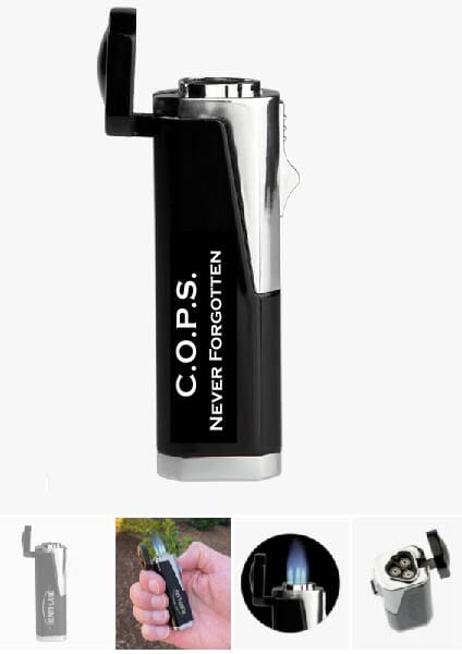 Torch Lighter-Triple Jet Flame COPS SHOP 