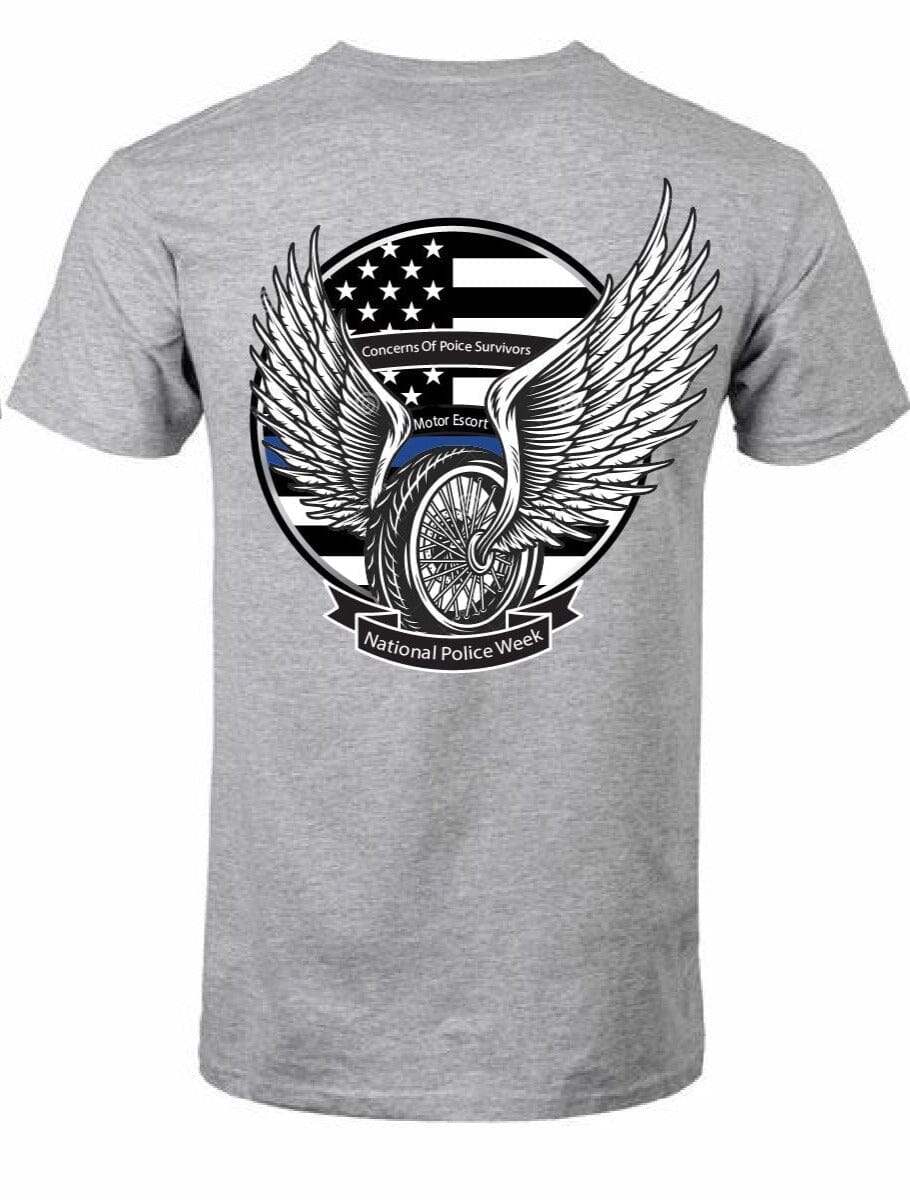 Relentless Defender - C.O.P.S. National Police Week Motor Escort Tee Relentless Defender 
