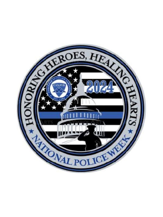 2024 National Police Week Coin Symbol Arts 