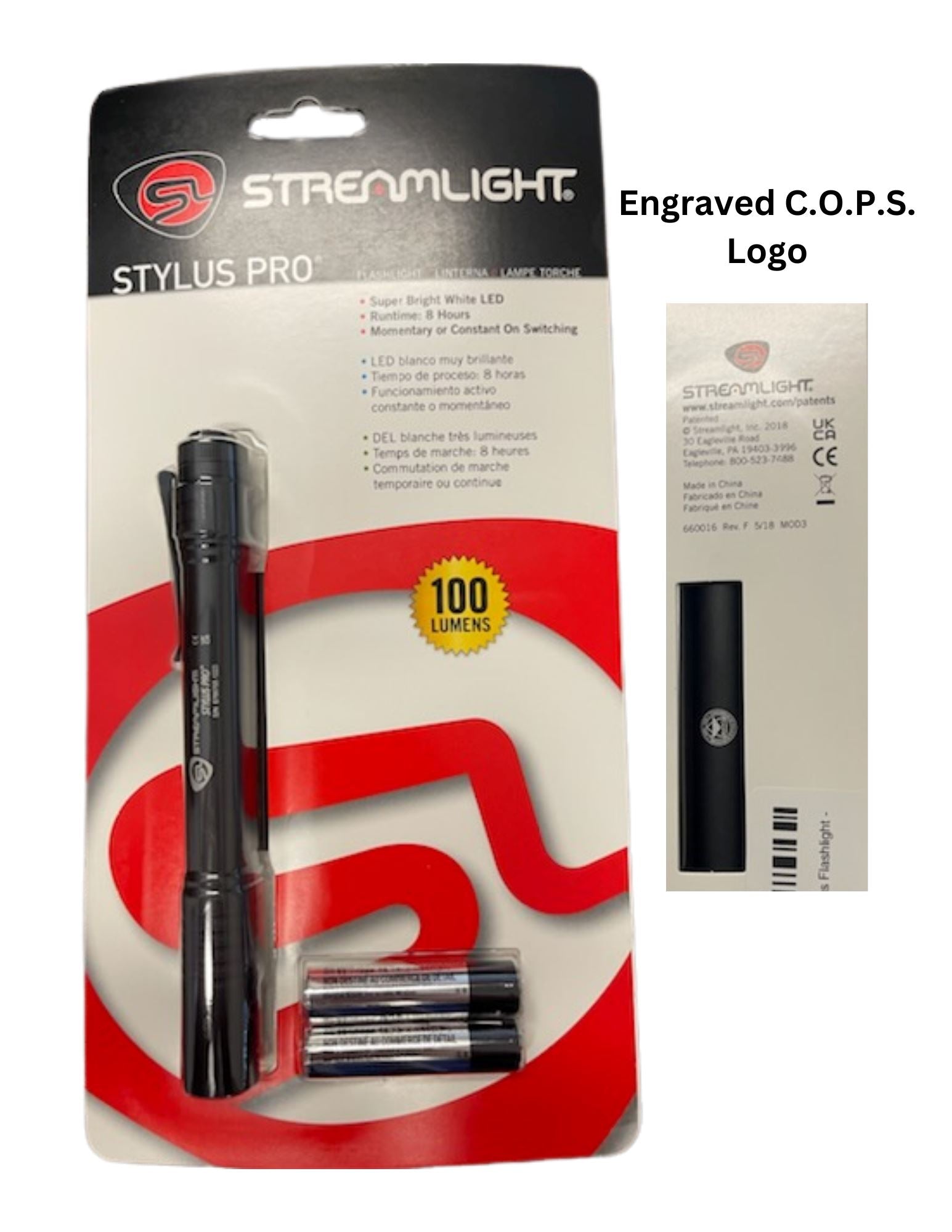 Black Streamlight Stylus Pro Penlight Streamlight 