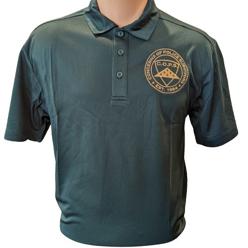 C.O.P.S. Performance Polo - Dark Green (Clearance Item) 4 Imprint 