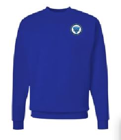 Royal Blue Crewneck Sweatshirt 4 Imprint 