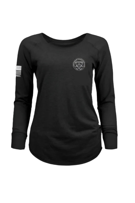 Nine Line Women's Long Sleeve Tee, Black Nine Line 