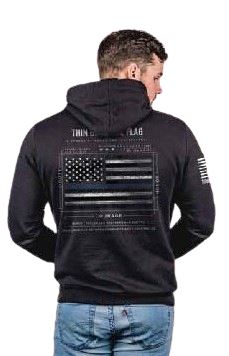 Nine Line - C.O.P.S. "Thin Blue Line Flag" Schematic Sweatshirt Nine Line 