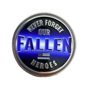 Never Forget the Fallen Coin Symbol Arts 