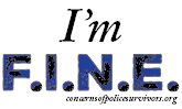 I'm F.I.N.E. Car Magnet Carstickers 