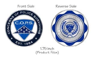 New! COPS Trauma In Law Enforcement Coin Gifts Symbol Arts 