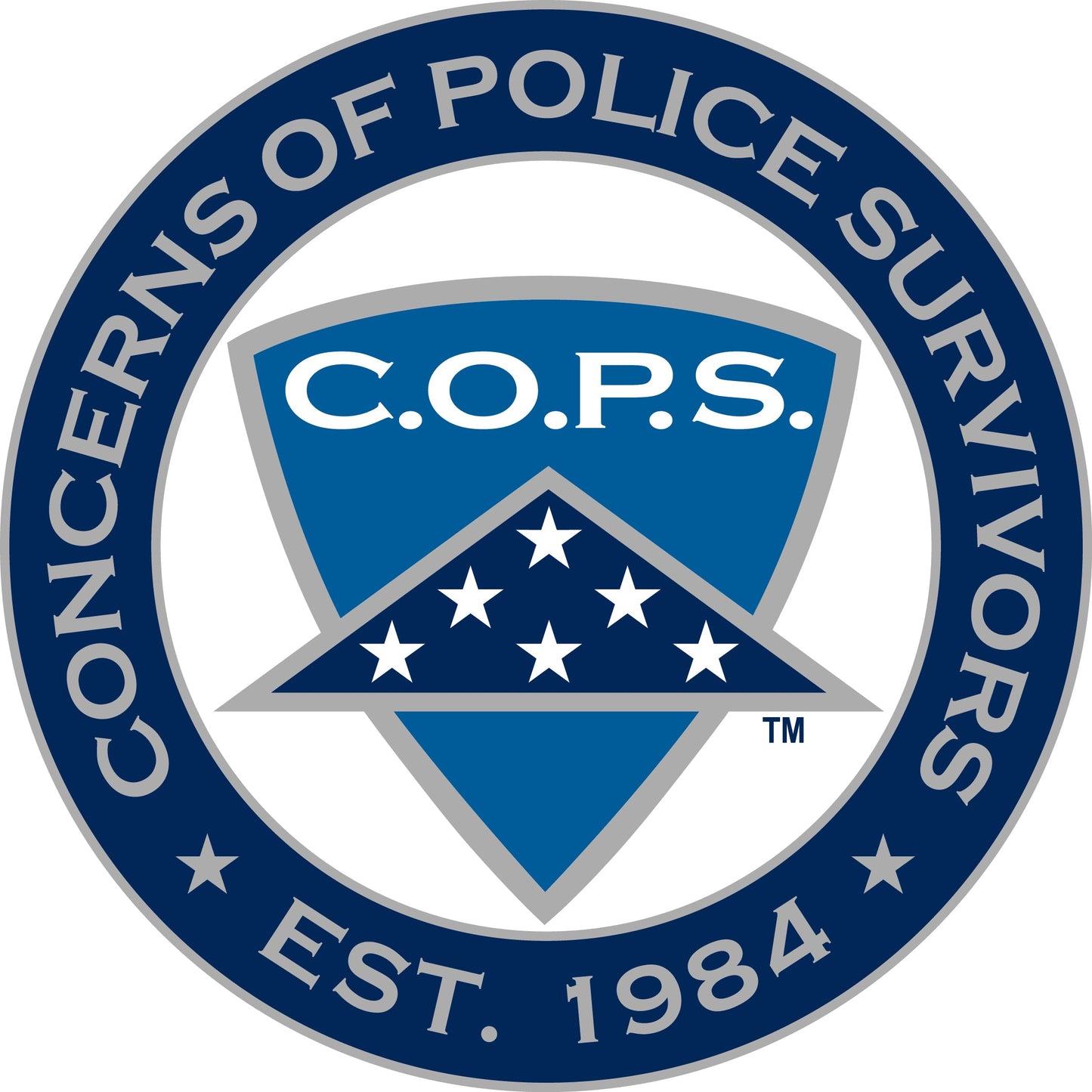 C.O.P.S. 4" Round Car Magnet Carstickers 
